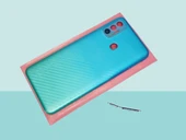 Tecno Spark 7T (KF6p) Uyumlu FULL KASA Arka Kapak Batarya Kapağı - MAVİ - 1