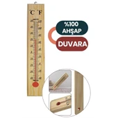 Modacar Malmsey Ahşap Duvar Termometre - 1