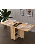 Masif Ahşap Katlanır Mutfak Yemek Çalışma Masası Masif-01 thumbnail 1