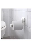 Vantuzlu Beyaz Tuvalet Kağıtlığı - Deliksiz ve Pratik Montaj - 2