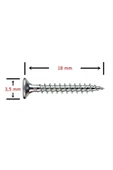 Sunta Vidası 3,5x18 Mm (1000 ADET) - 1
