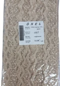 Dantel Polyester Sanal Tül Bant Cappucino 14,40 Metre En 3 cm ON-1517-C - 1