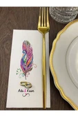 Lion Baskı ve Organizasyon  Yüzük Baskılı Peçete 20 Adet - 1