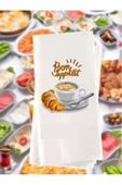 Lion Baskı ve Organizasyon  Brunch Kruvasan Kahvaltı Temalı Baskılı Peçete 20 Adet - 1