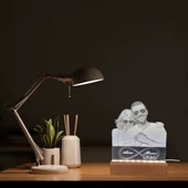 Veraart Kişiye Özel Fotoğraflı 3d Model Pleksi Led Dekoratif Gece Lambası - 1