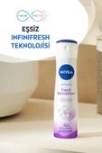 NIVEA Kadın Sprey Deodorant Fresh Sensation 150ml, 72 Saat Anti-perspirant Koruma, Uzun Süren Ferahlık thumbnail 3