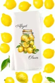 Lion Baskı ve Organizasyon  Kişiye Özel Yaz Konsepti Limonlar Temalı Sunum Peçetesi 20’li - 1