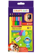 Craft And Arts 6Lı Jumbo Neon Kuruboya Cakb 6N - 1