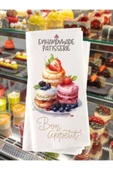 Lion Baskı ve Organizasyon  Patisseria Pasta Temalı Baskılı Peçetesi 20 Adet - 1