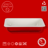 Lava Döküm Dikdörtgen 1/3 Gastronomi Küvet Ölçü 32x17cm. Kırmızı - 4