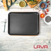 Lava Döküm Dikdörtgen Servis Tabağı Kayın Servis Ahşabı. Ölçü 34x25cm. - 6