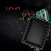 Lava Döküm Dikdörtgen 1/2 Gastronomi Küvet Ölçü 26x33cm. Turuncu - 7