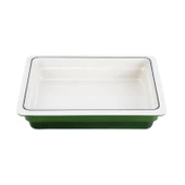 Lava Döküm Dikdörtgen 1/2 Gastronomi Küvet Ölçü 26x33cm.  Yeşil thumbnail 3