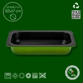 Lava Döküm Dikdörtgen 1/3 Gastronomi Küvet Ölçü 32x17cm.  Yeşil thumbnail 4