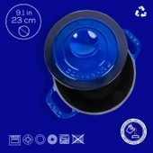 Lava Döküm Yuvarlak Tencere Döküm Demir Kapak Experience Serisi Çap(Ø)23cm  Mavi thumbnail 4