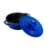 Lava Döküm Yuvarlak Tencere Döküm Demir Kapak Experience Majolik Serisi Çap(Ø)28cm  Mavi thumbnail 2