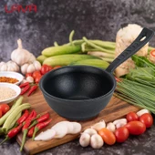 Lava Döküm Yuvarlak Sufle Sos Kabı Döküm Demir Yekpare Saplı Çap(Ø)7cm. thumbnail 7