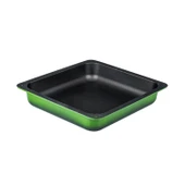 Lava Döküm Dikdörtgen 2/3 Gastronomi Küvet Ölçü 35x32cm.  Yeşil - 2