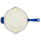 Lava Döküm Yuvarlak Izgara Tavası Döküm Demir Yekpare Saplı Edition Serisi Çap(Ø)28cm. Mavi - 2