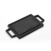 Lava Döküm Dikdörtgen Çift Yön Izgara ve Düz Yüzey Hot Plate Ölçü 22x15cm. thumbnail 2