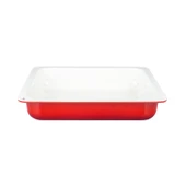 Lava Döküm Dikdörtgen 2/3 Gastronomi Küvet Ölçü 35x32cm.  Kırmızı thumbnail 1