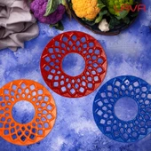 Lava Döküm Demir Nihale Çap(Ø)20cm. Turuncu - 6