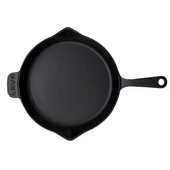 Lava Döküm Yuvarlak Kızartma Tavası Döküm Demir Yekpare Saplı. Çap(Ø)34cm thumbnail 3