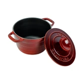 Lava Döküm Yuvarlak Tencere Döküm Demir Kapak Experience Majolik Serisi Çap(Ø)23cm  Kırmızı thumbnail 2