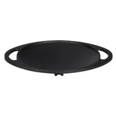 Lava Döküm Yuvarlak Saç Kavurma Tavası Döküm Demir Yekpare Çift Kulplu Çap(Ø)20cm. thumbnail 1