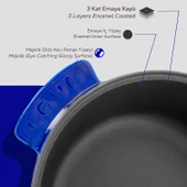 Lava Anatolia Selçuklu Güveci Çap (Ø)26 cm.  Mavi thumbnail 7