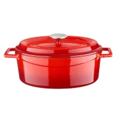 Lava Döküm Oval Tencere. Edition Serisi Ölçü 25x31cm.  Kırmızı thumbnail 1