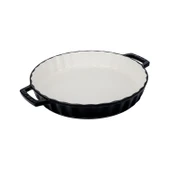 Lava Döküm Yuvarlak Rosto ve Fırın Tepsisi Edition Serisi Döküm Demir Yekpare Çift Kulplu Çap(Ø)30cm.  Siyah - 2