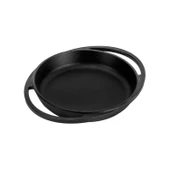 Lava Döküm Yuvarlak Sahan Döküm Demir Yekpare Çift Kulplu Çap(Ø)16cm. thumbnail 3