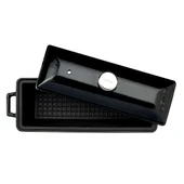 Lava Döküm Ekmek Tenceresi / Terrine Serisi. Ölçü 11x29cm.  Siyah thumbnail 2