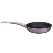 Lava Döküm Yuvarlak Kızartma Tavası Döküm Demir Yekpare Saplı Çap(Ø)24cm.  Mor thumbnail 1