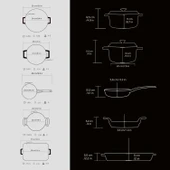Lava Döküm 5x Trendy Serisi 8 Parça Tencere & Tava Seti  Siyah thumbnail 4