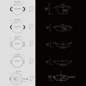Lava Döküm 5X New Heritage Serisi Döküm Demir Tencere & Tava Seti  Siyah thumbnail 4