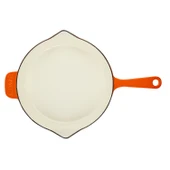 Lava Döküm Yuvarlak Kızartma Tavası Döküm Demir Yekpare Saplı Edition Serisi Çap(Ø)28cm.  Turuncu thumbnail 2