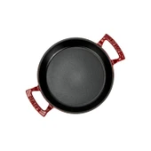 Lava Döküm Yuvarlak Sahan Döküm Demir Yekpare Çift Kulplu Çap(Ø)16cm.  Kırmızı thumbnail 3