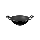 Lava Döküm Mini Wok Yekpare Kulplu Çap(Ø)16cm.  Siyah - 1