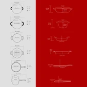 Lava Döküm 6x Trendy Serisi 9 Parça Tencere & Tava Seti  Kırmızı thumbnail 6