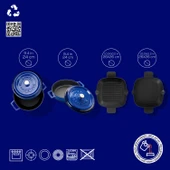 Lava Döküm 5X Trendy Serisi Döküm Demir Tencere Tava Çeyiz Seti  Mavi thumbnail 2