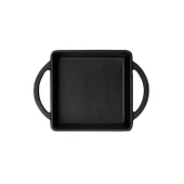 Lava Döküm Kare Sahan Döküm Demir Yekpare Çift Kulplu Ölçü 12x12cm. thumbnail 3