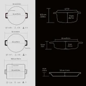 Lava Döküm 6X Trendy Serisi Döküm Demir Tencere Tava Çeyiz Seti  Siyah thumbnail 6
