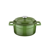 Lava Döküm Yuvarlak Tencere. Trendy Çap(Ø) 16cm.  Yeşil - 1