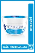NIVEA Besleyici Yüz Bakım Kremi 100ml, 24 Saat Nemlendirici, Makyaj Bazı, Yağlı His Bırakmaz, Makyaj Bazı - 1