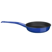 Lava Döküm Yuvarlak Kızartma Tavası Döküm Demir Yekpare Saplı Çap(Ø)24cm.  Mavi thumbnail 1