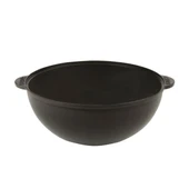 Lava Döküm Yuvarlak Kazan / Tencere. Döküm Demir Yekpare Kulplu Çap(Ø)30cm. thumbnail 1