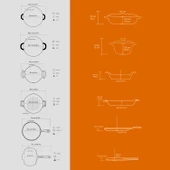 Lava Döküm 6x Trendy Serisi 9 Parça Tencere & Tava Seti  Turuncu thumbnail 6