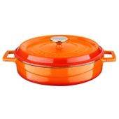 Lava Döküm 3X Edition Serisi Özel Koleksiyon Döküm Demir Tencere Seti Turuncu - 2